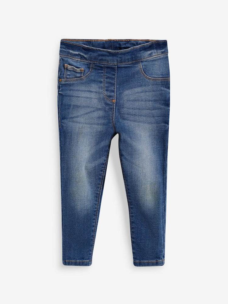 Mid Blue Denim 1 Pack Elasticated Waist Jeggings (3mths-7yrs)