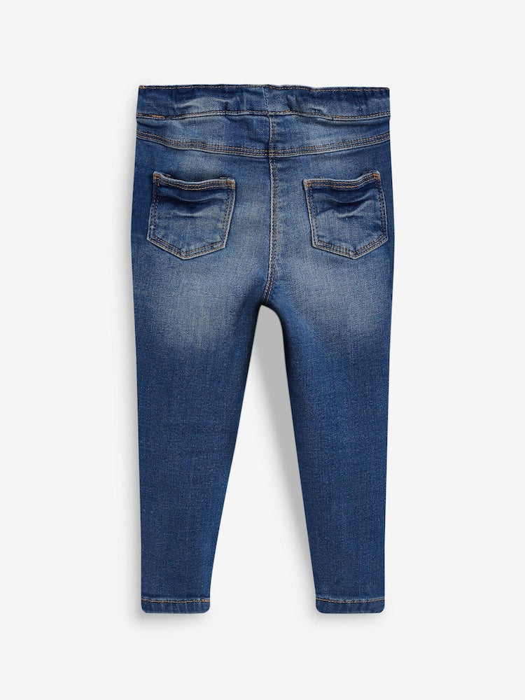 Mid Blue Denim 1 Pack Elasticated Waist Jeggings (3mths-7yrs)