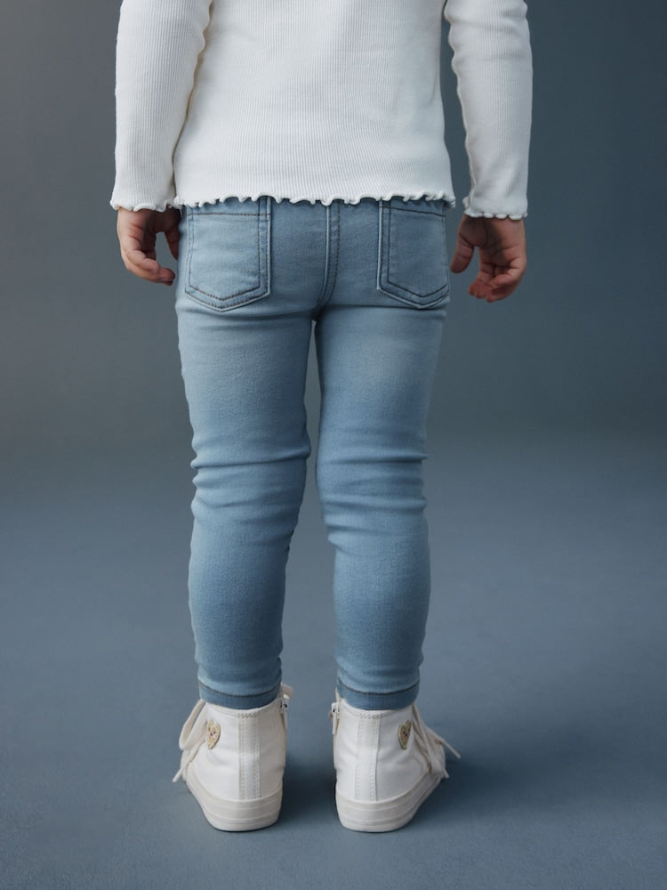Light Blue Denim 1 Pack Elasticated Waist Jeggings (3mths-7yrs)