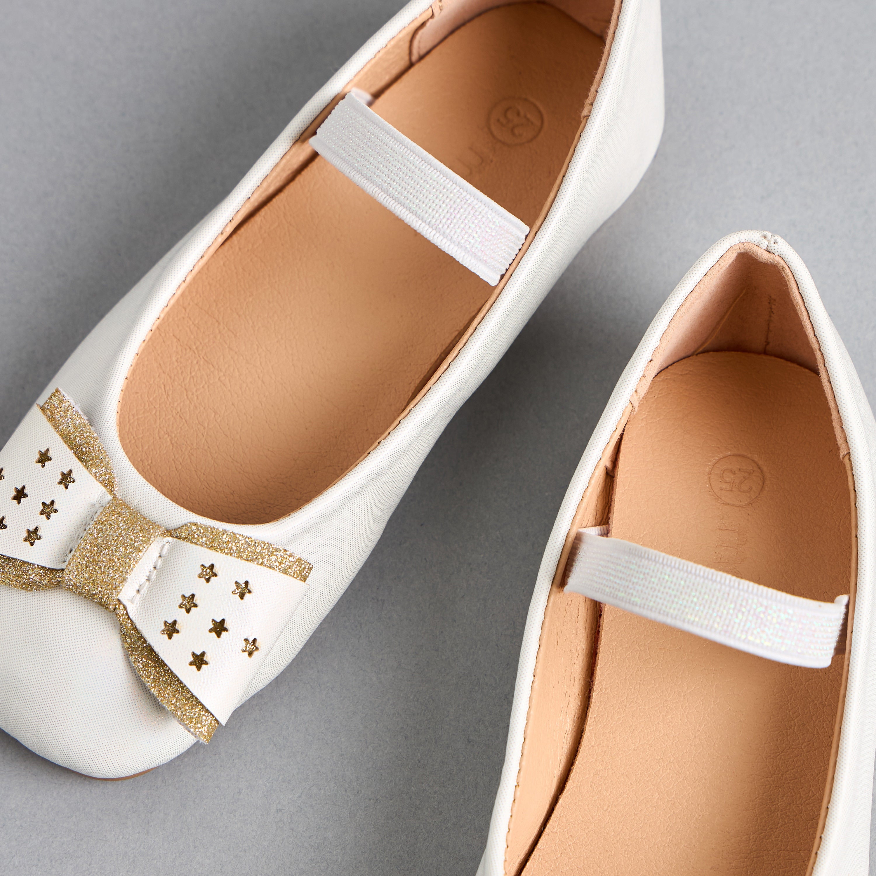 Embellished Bow Detail Ballerinas