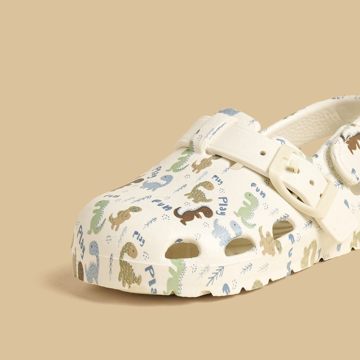 Dinosaur Print Clogs