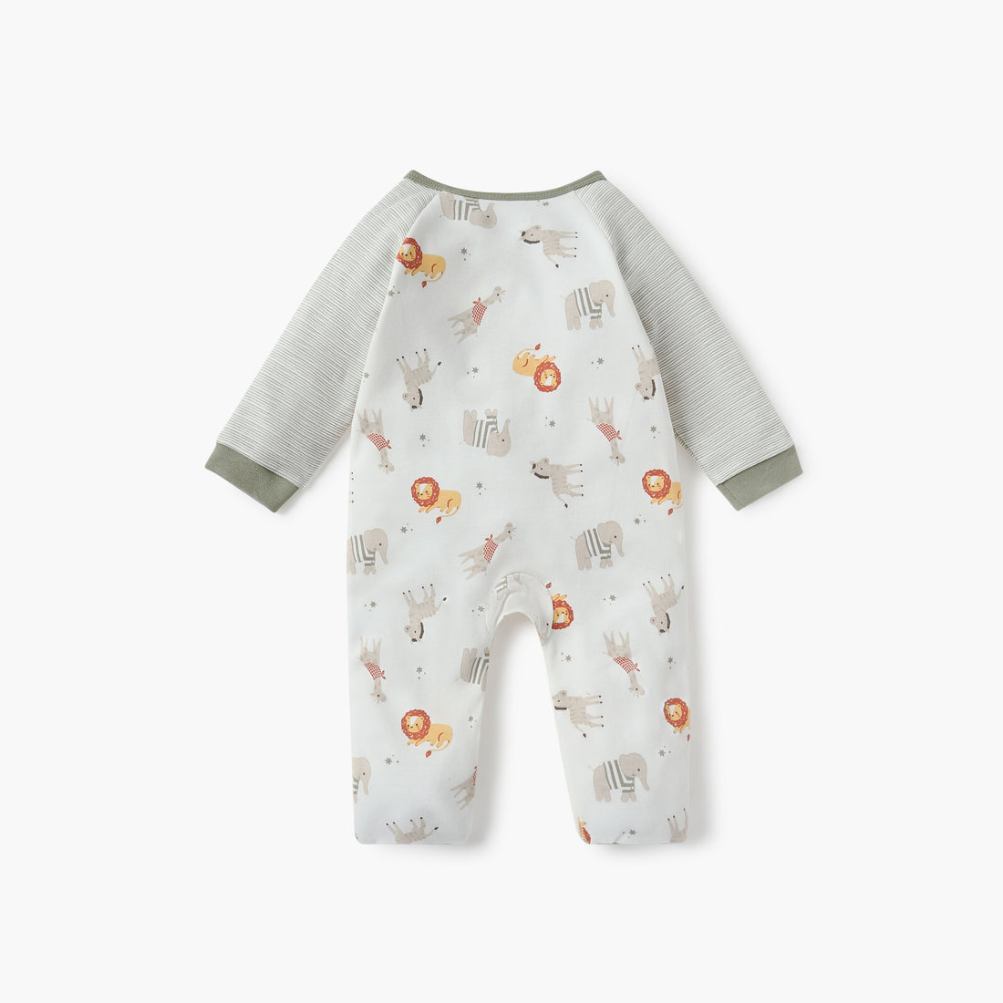 Juniors Animal Print Sleepsuit with Long Sleeves