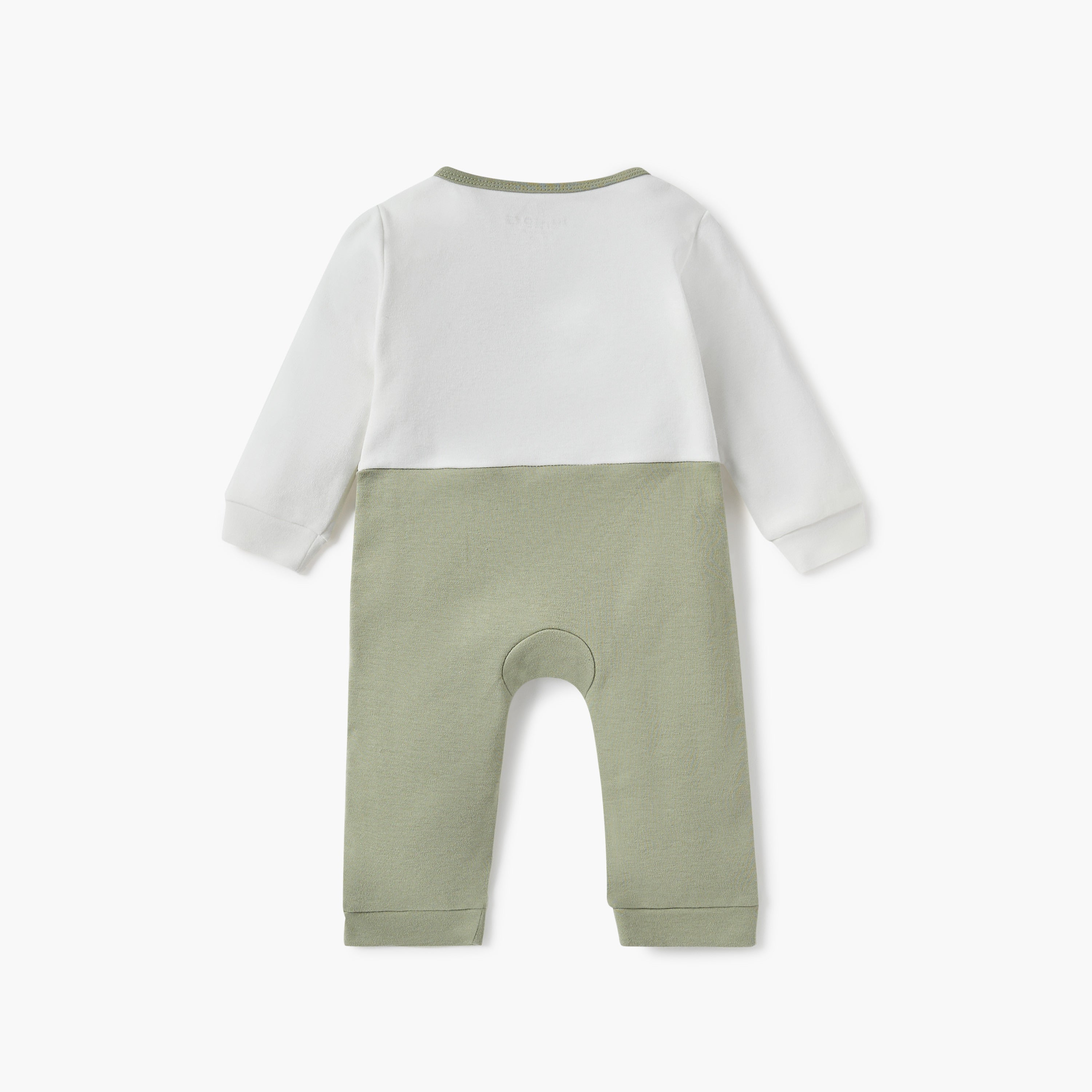 Juniors Animal Applique Sleepsuit with Side Button Closure