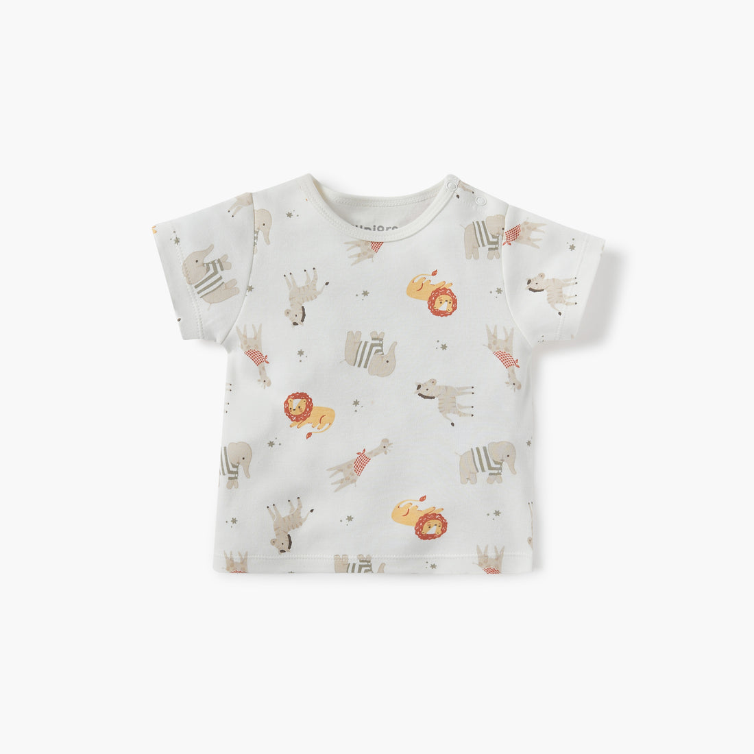 Juniors Animal Print T-shirt and Dungaree Set