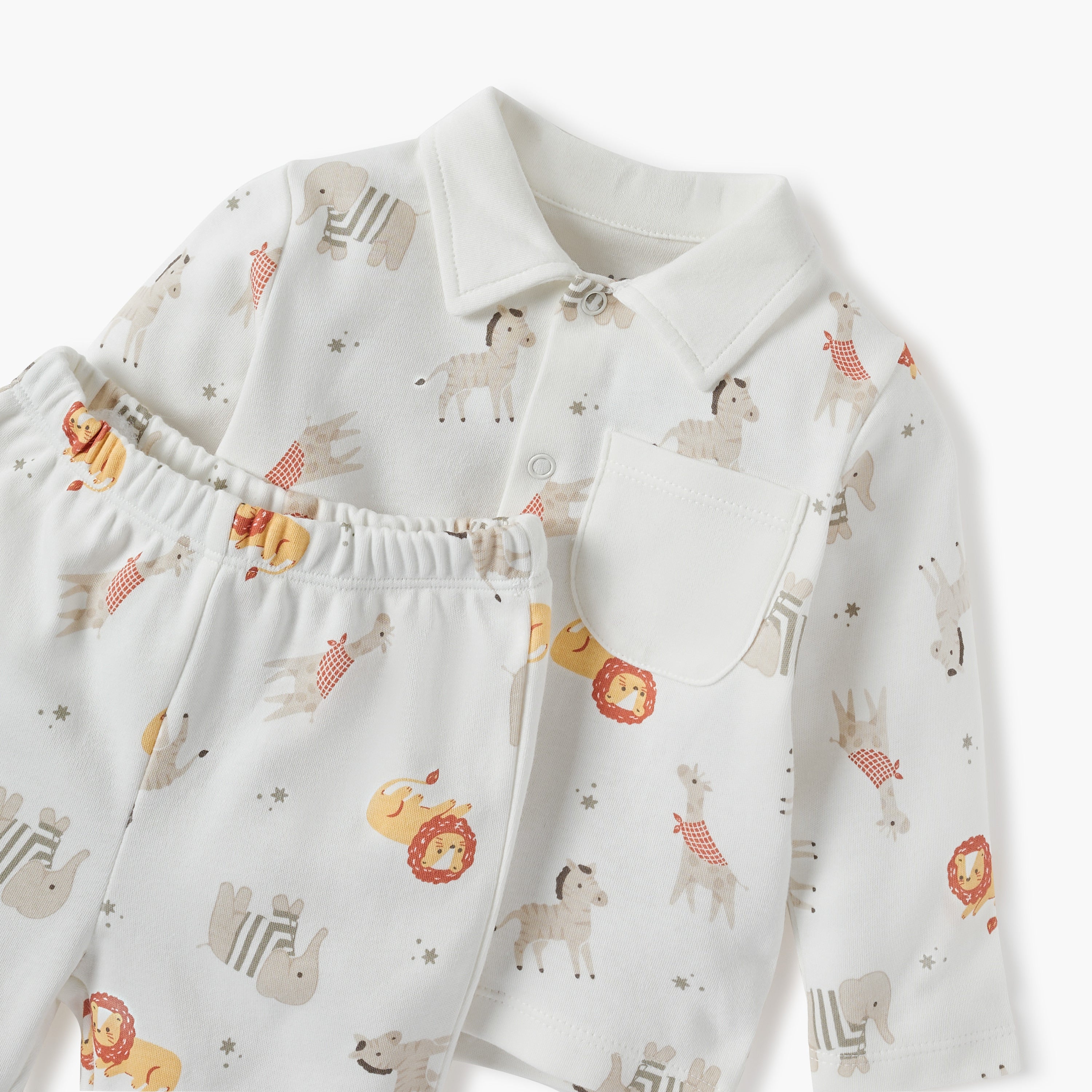 Juniors Animal Print Shirt and Pyjama Set