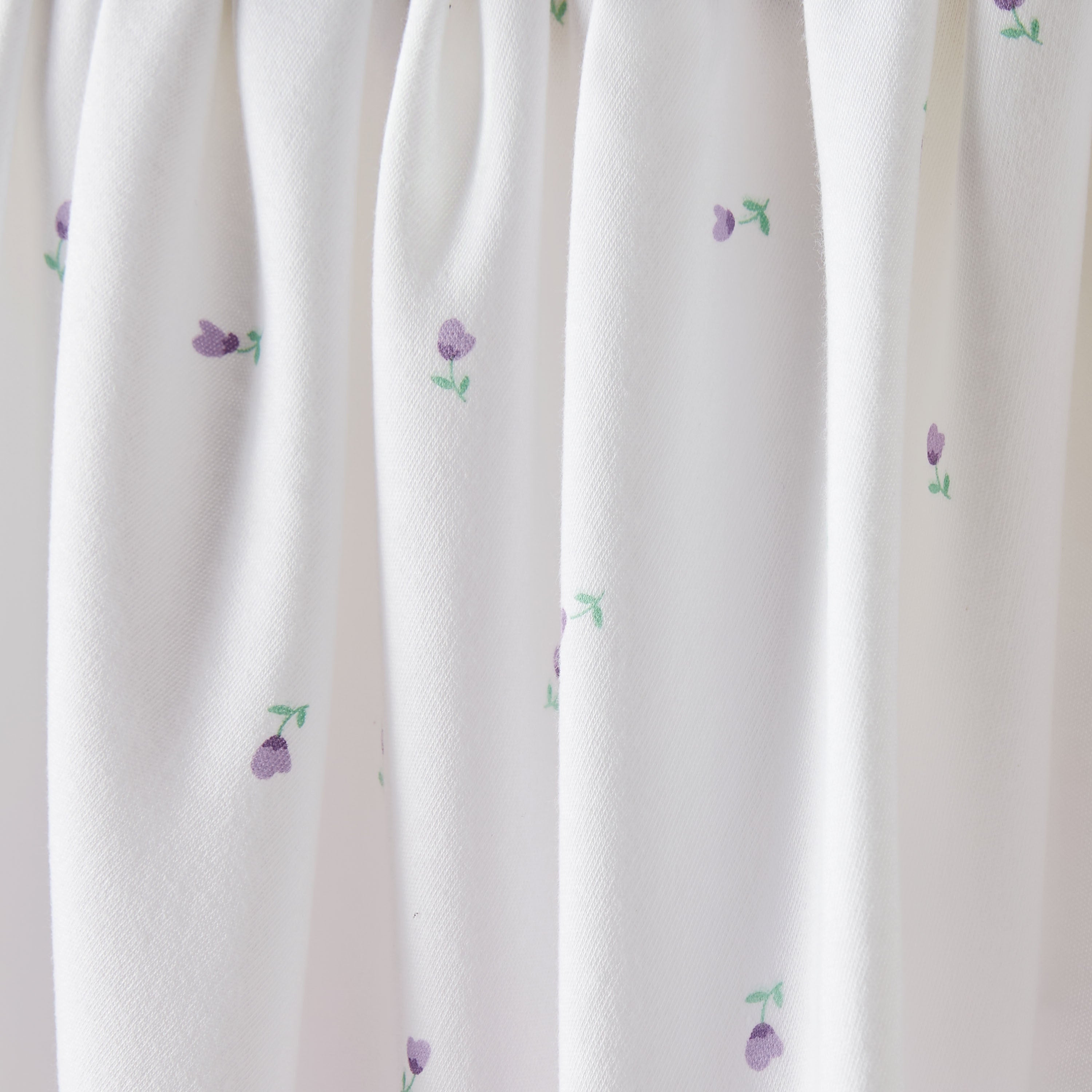 Juniors Floral Print Receiving Blanket
