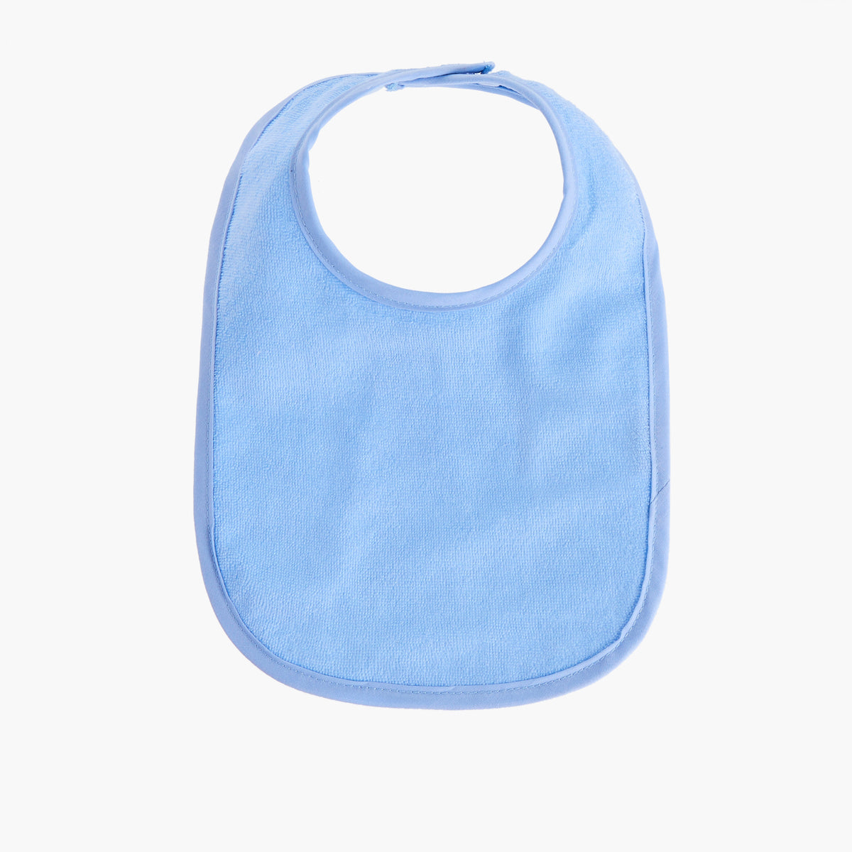 Juniors Solid Terry Bib with Hook and Loop Closure - Set of 5