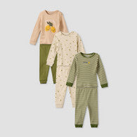 Pack of 3 Juniors Cotton Crew Neck Long Sleeves Pyjama Set with Assorted Design-undefined-image-1