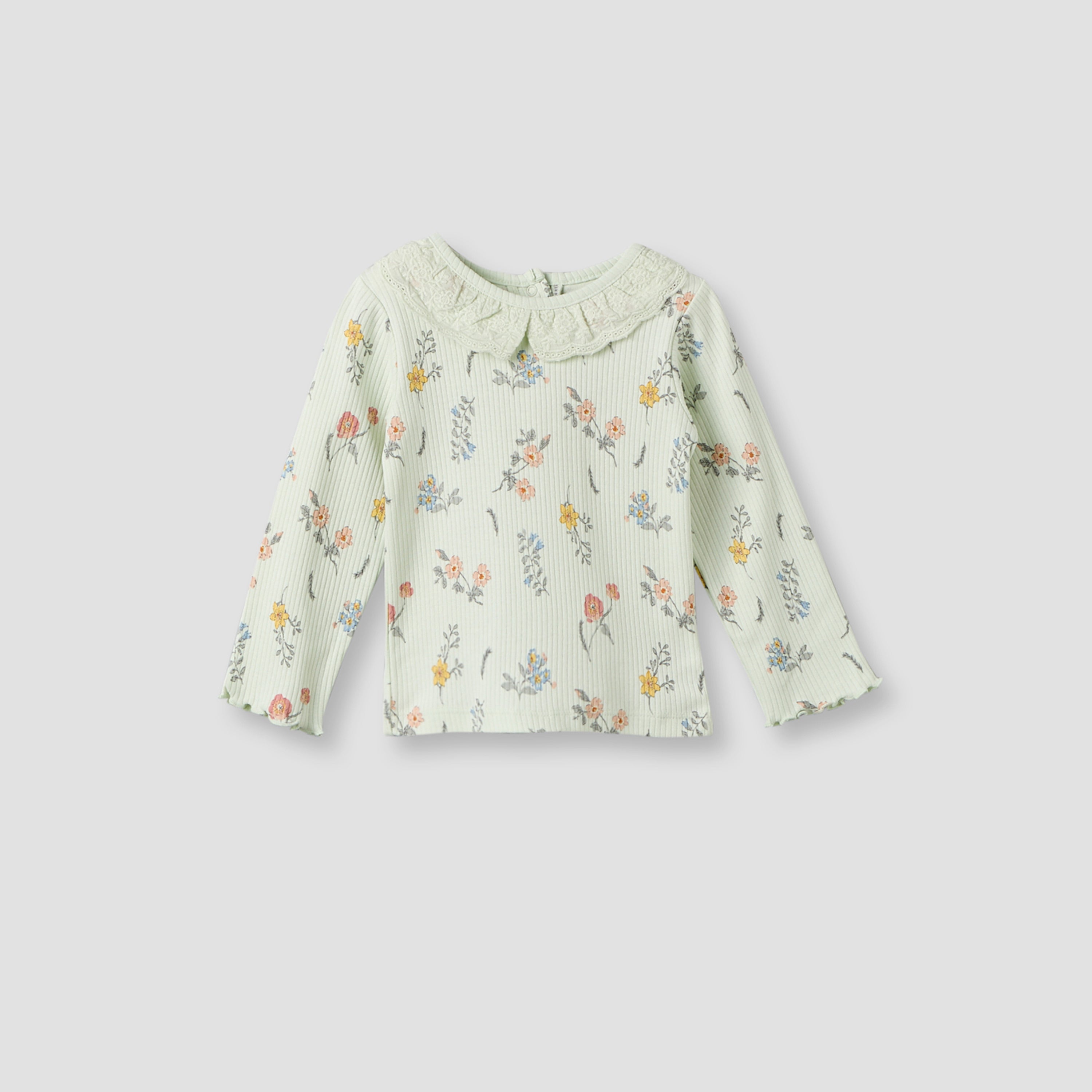 Pack of 3 Juniors Cotton Crew Neck Long Sleeves Pyjama Set with Floral Prints