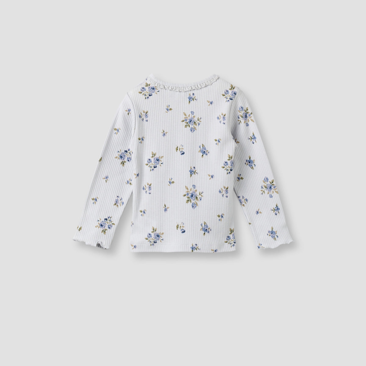 Pack of 3 Juniors Cotton Crew Neck Long Sleeves Pyjama Set with Floral Print