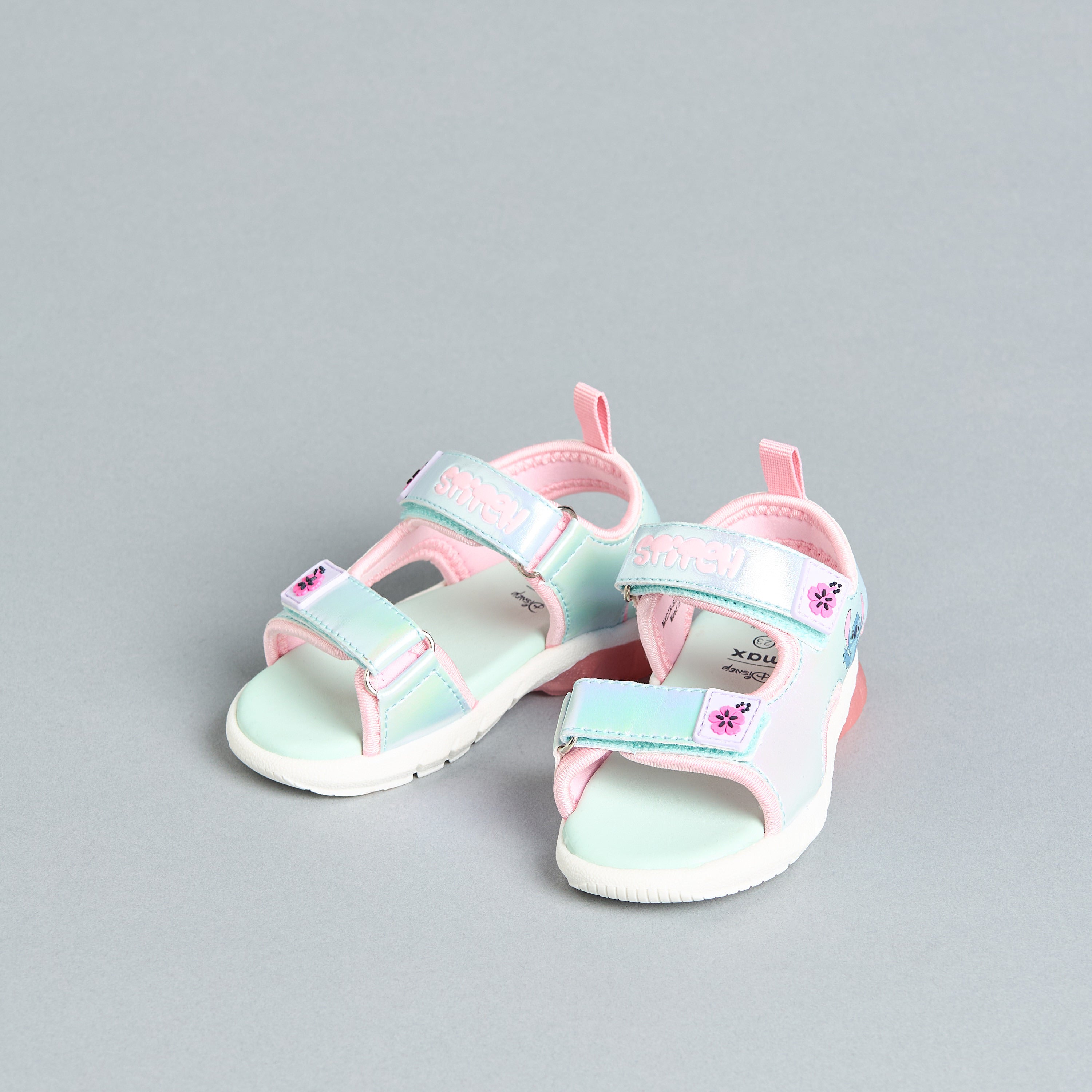 Lilo and Stitch Print Floaters with Hook and Loop Closure