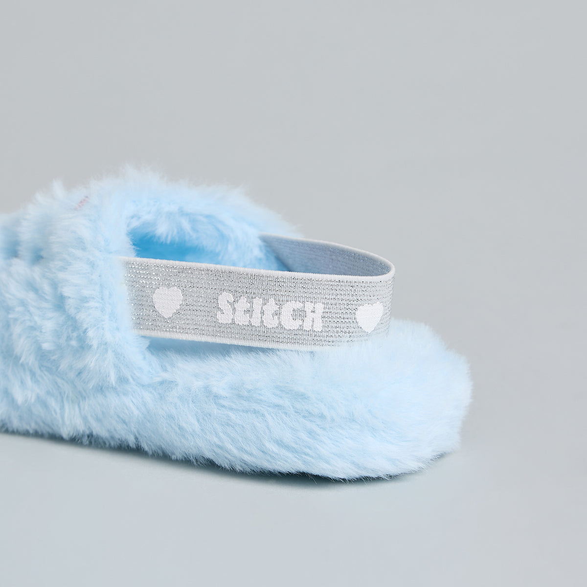 Stitch Embroidered Bedroom Slippers with Backstrap