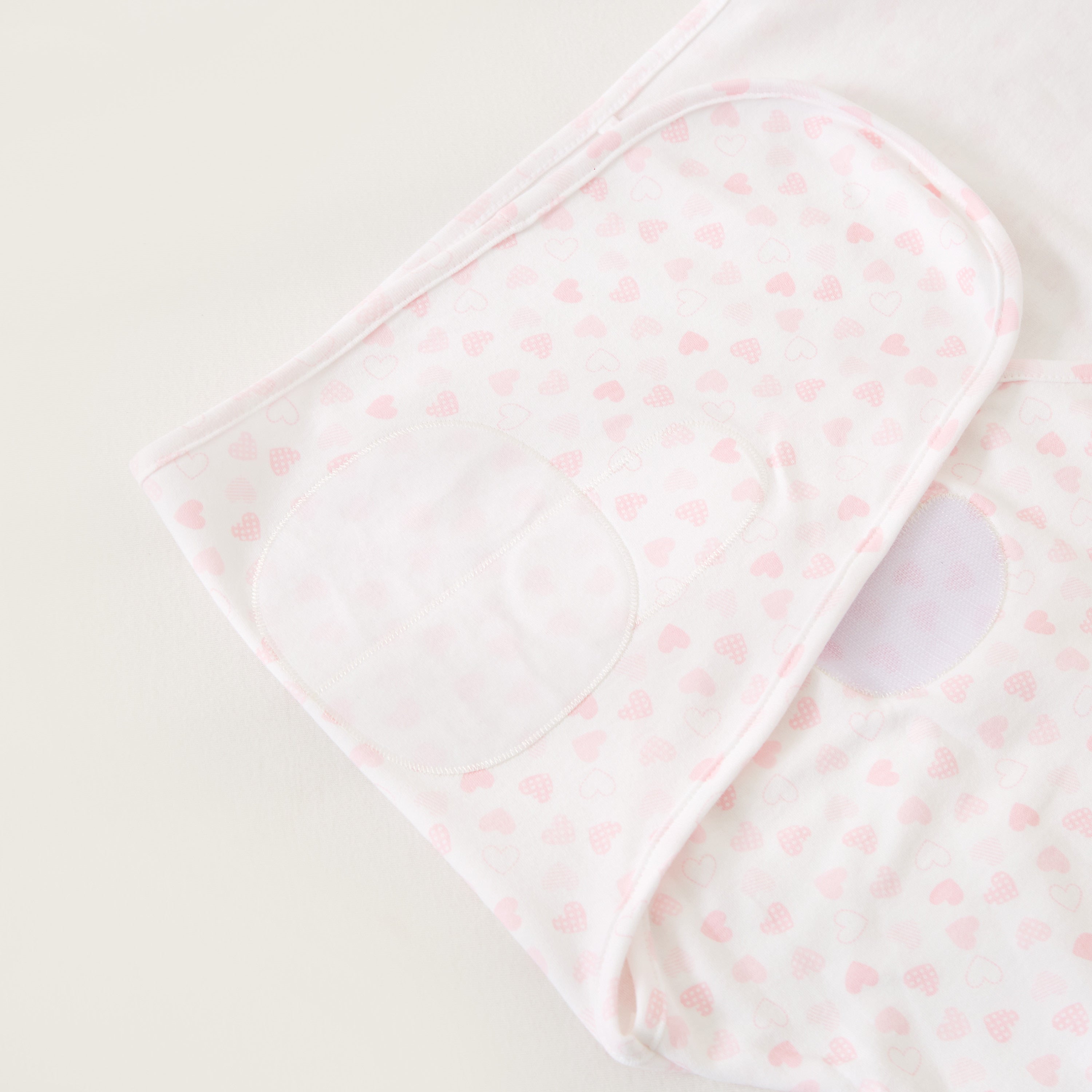 Juniors Heart Print Swaddle Wrap
