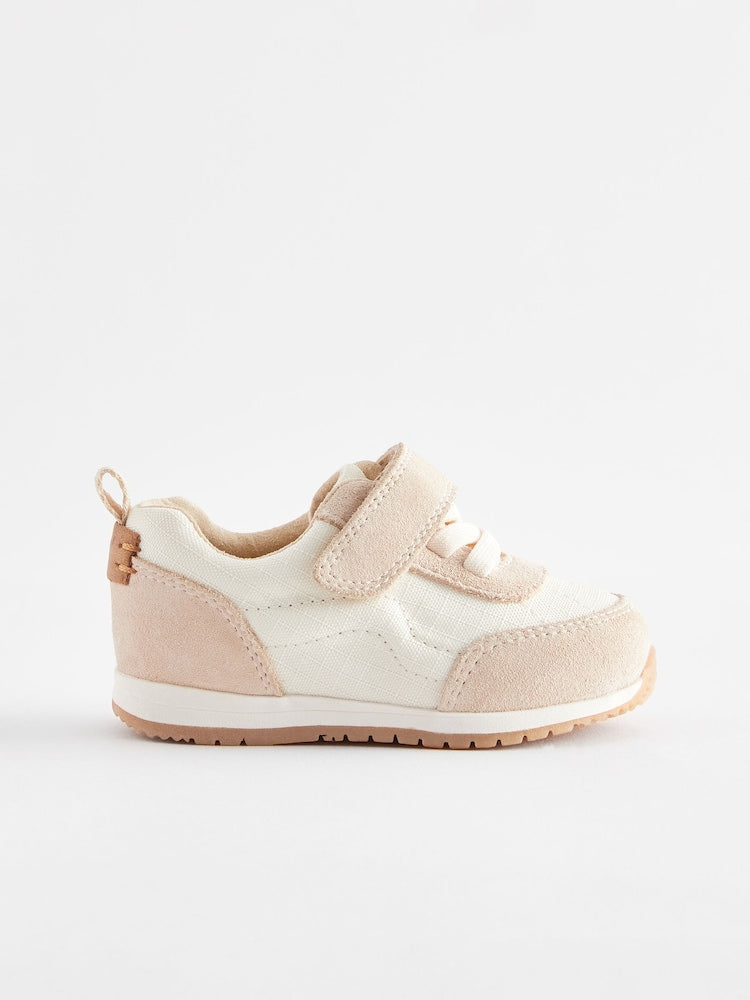 White Neutral Standard Fit (F) First Walker Trainers