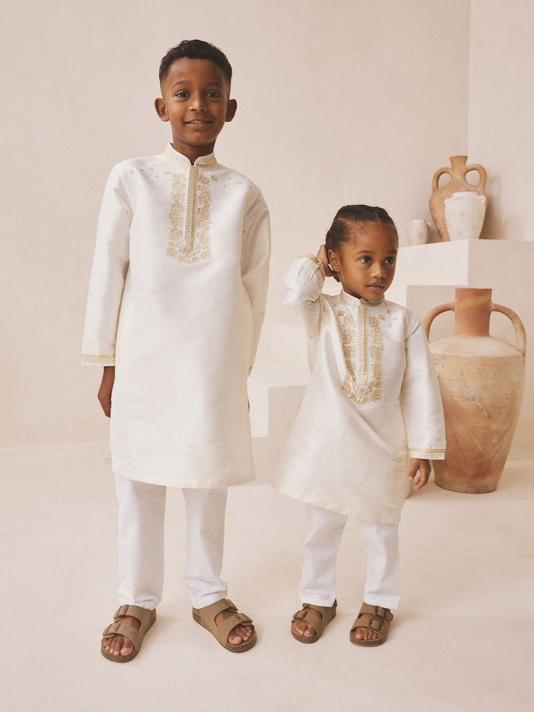 Ivory Kurta Shirt (3mths-16yrs) (3mths-16yrs)