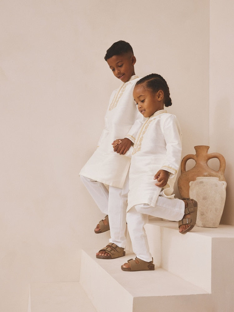 Ivory Kurta Shirt (3mths-16yrs) (3mths-16yrs)