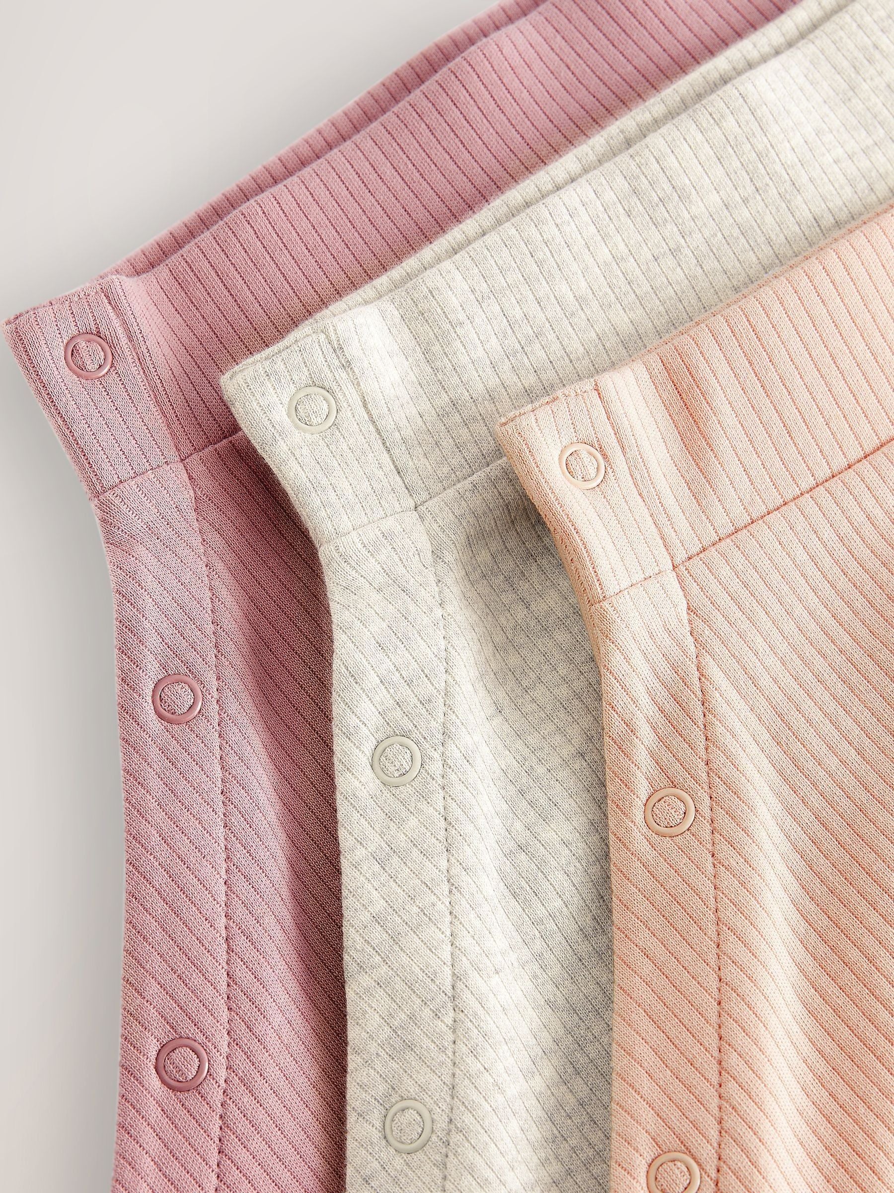 Pink/Grey 3 Pack Hip Dysplasia Baby Leggings (0-3yrs) - Size 44cm (5lb)