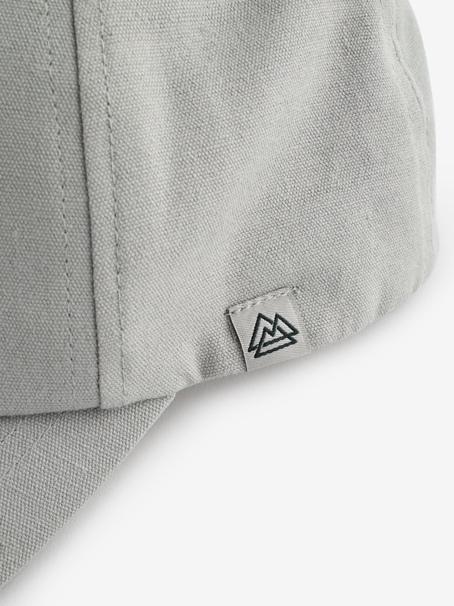 Grey Canvas Cotton Cap 1-16 Years (3mths-16yrs) - Size 1-2 Years (80-92cm)