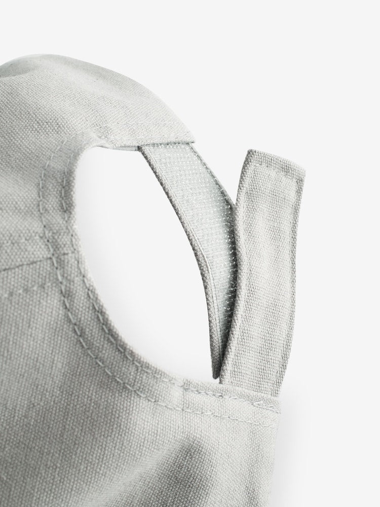 Grey Canvas Cotton Cap 1-16 Years (3mths-16yrs) - Size 1-2 Years (80-92cm)