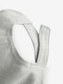 Grey Canvas Cotton Cap 1-16 Years (3mths-16yrs) - Size 1-2 Years (80-92cm)