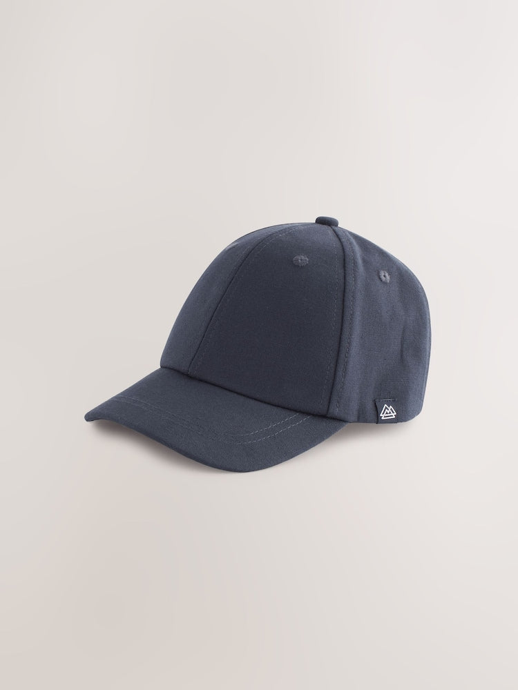 Navy Blue Canvas Cotton Cap 1-16 Years (3mths-16yrs) - Size 1-2 Years (80-92cm)
