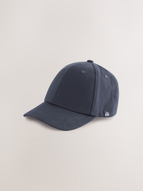 Navy Blue Canvas Cotton Cap 1-16 Years (3mths-16yrs) - Size 1-2 Years (80-92cm)