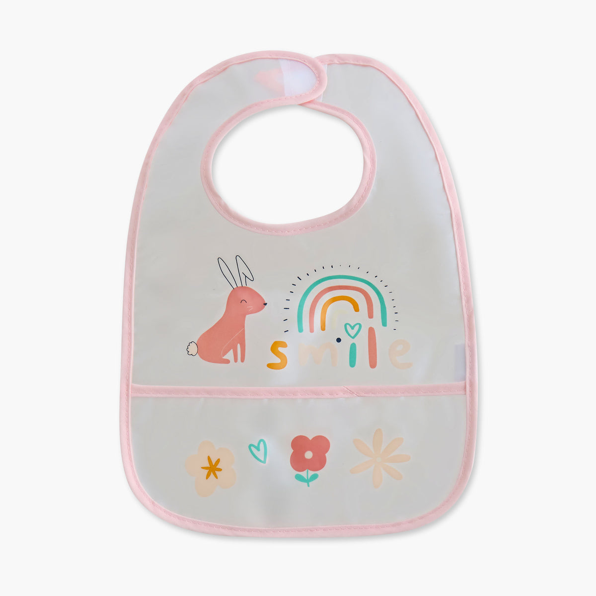Juniors Printed Peva Bib with Hook and Loop Closure - Set of 2