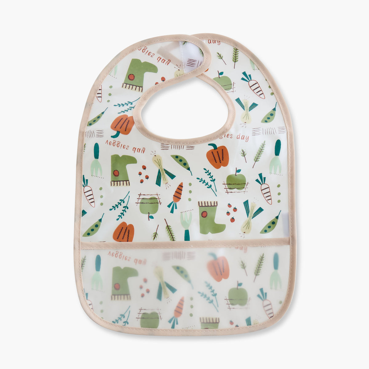 Juniors Printed Peva Bib with Hook and Loop Closure - Set of 3
