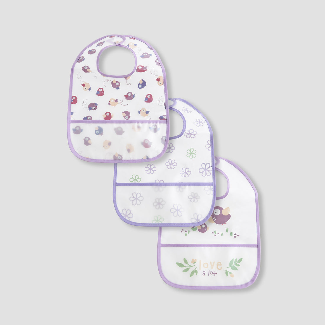 Juniors Printed Bib - Set of 3