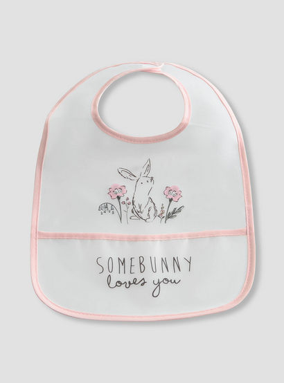 Juniors Floral Print Bib with Snap Button Closure - Set of 3-baby-feeding-bibs-image-4