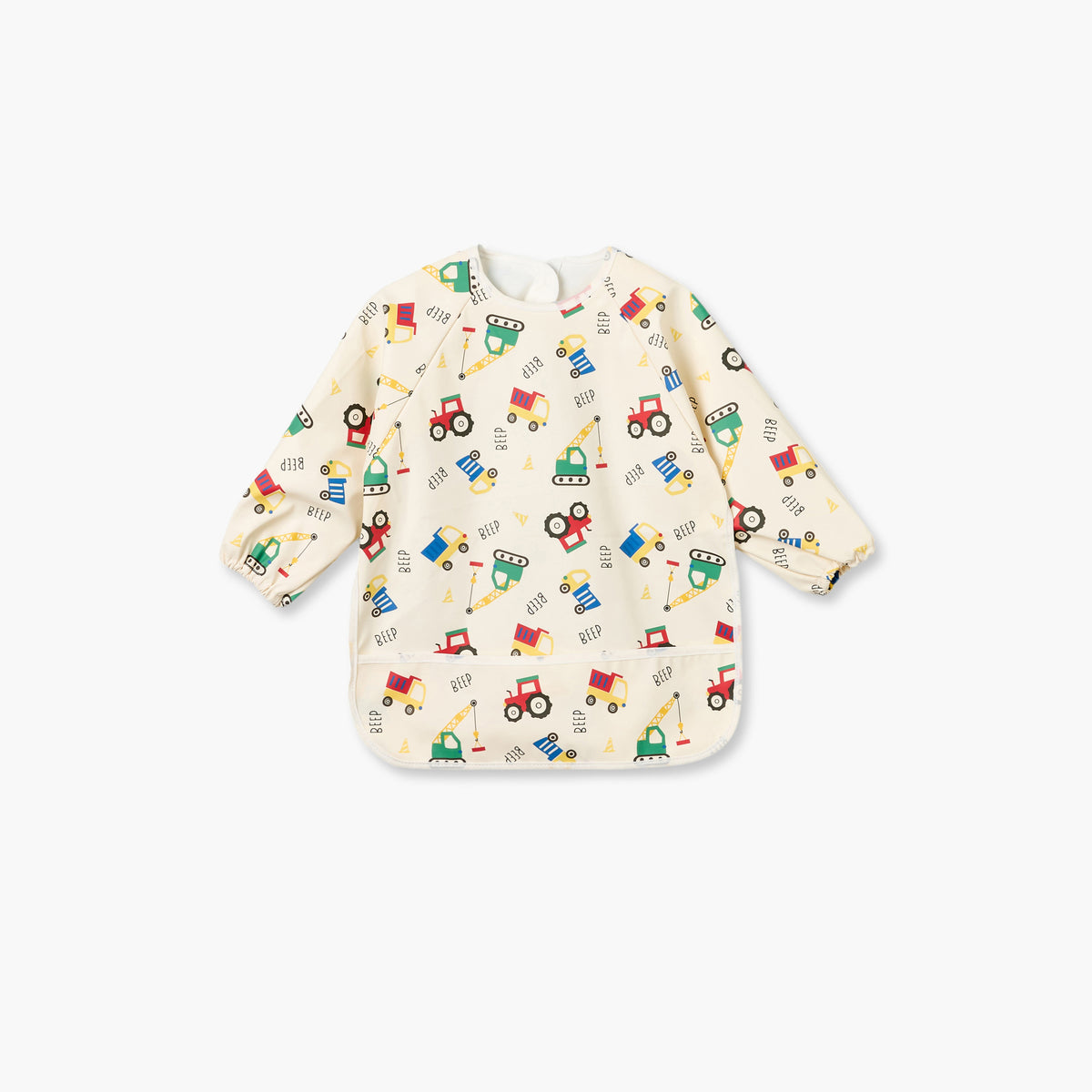 Juniors Baby Bib with Vehicle Print
