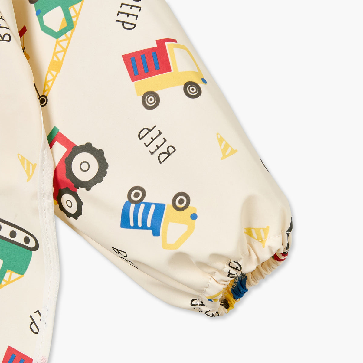 Juniors Baby Bib with Vehicle Print