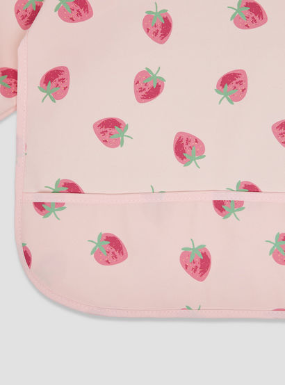 Juniors Baby Bib with Strawberry Print-baby-feeding-bibs-image-5