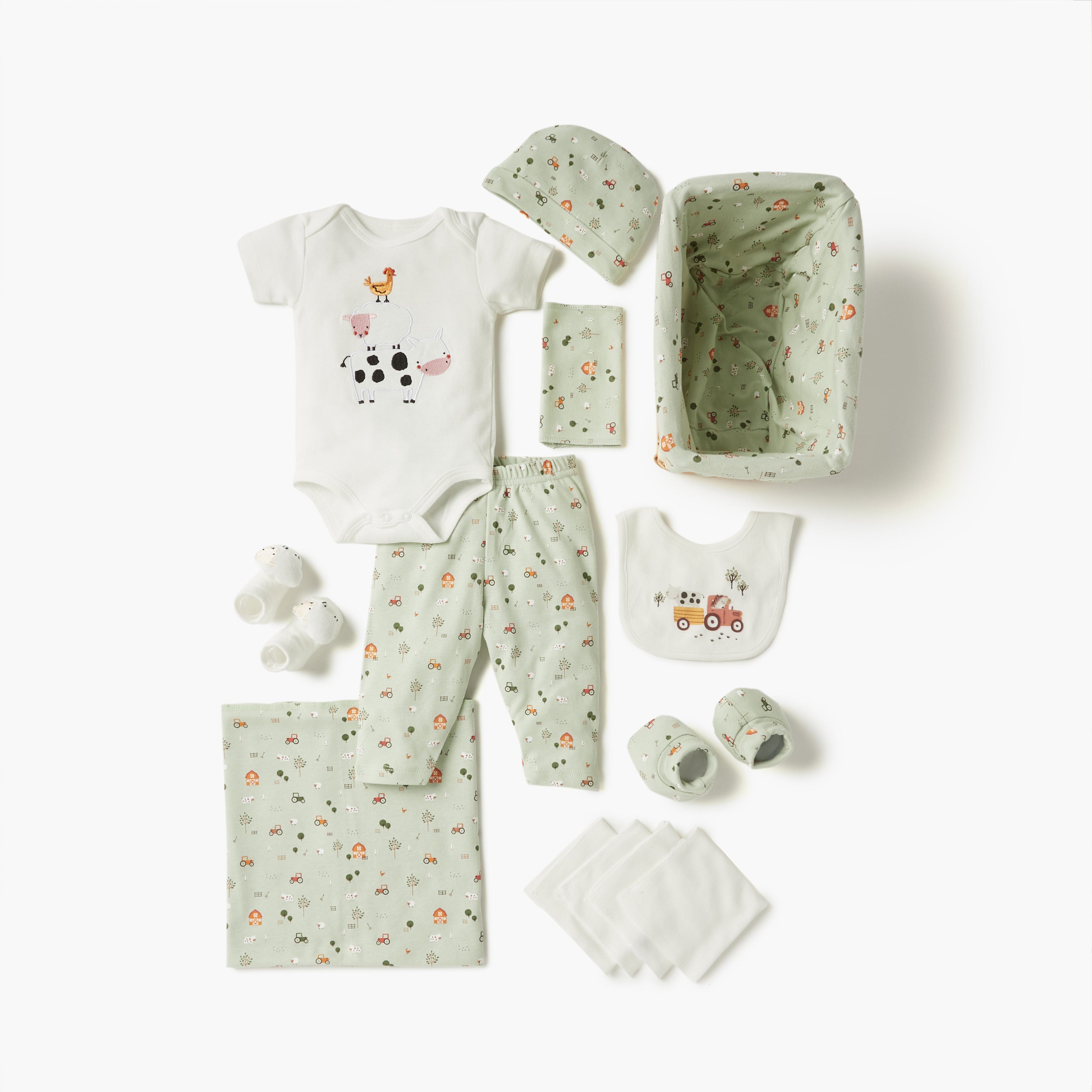 Juniors 12-Piece Elephant Print Clothing Gift Set