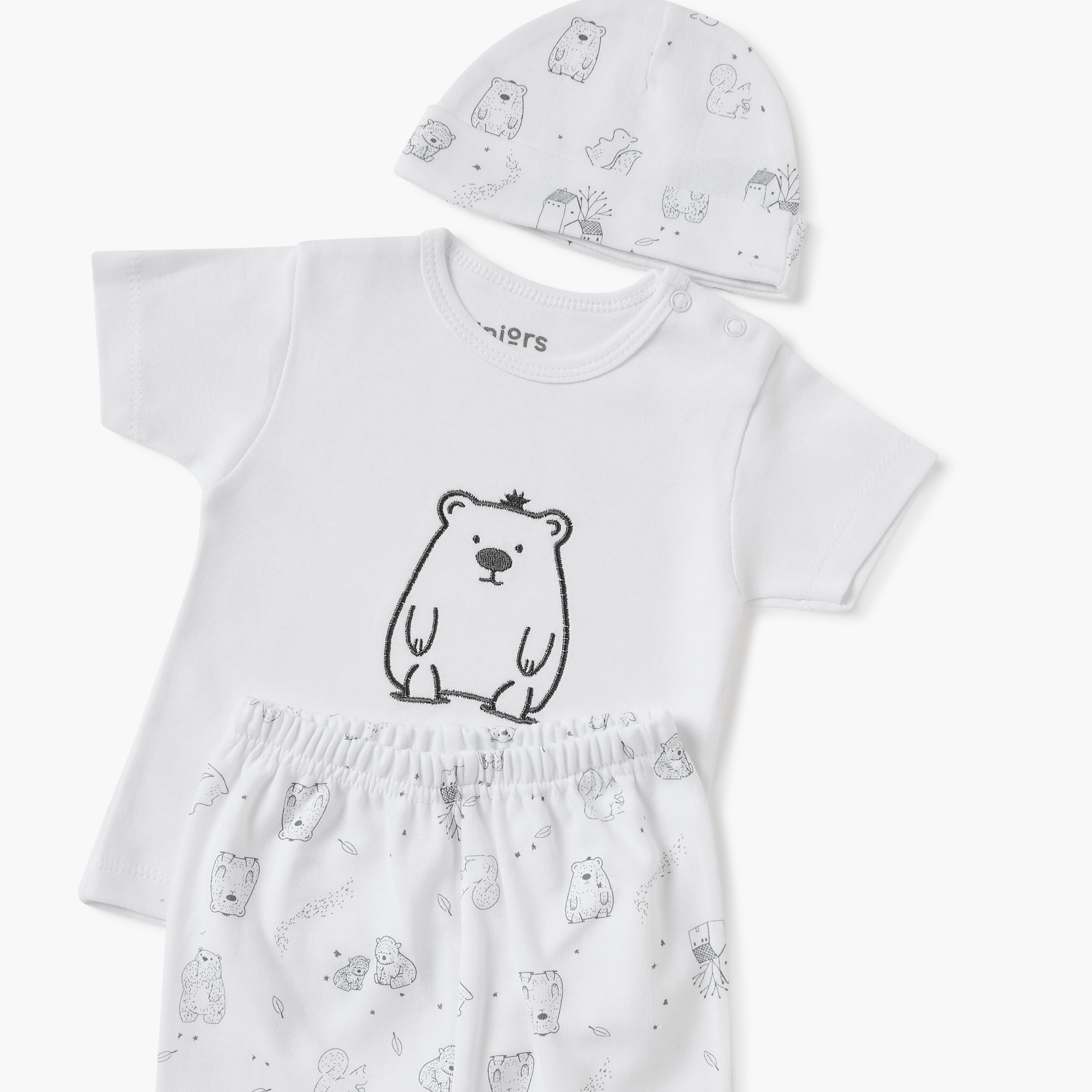 Juniors Bear Print 8-Piece Clothing Gift Set