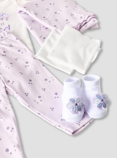 Set of 12 Juniors Clothing Gift Set with Floral Print-baby-girls-clothing-setsandcoords-image-12