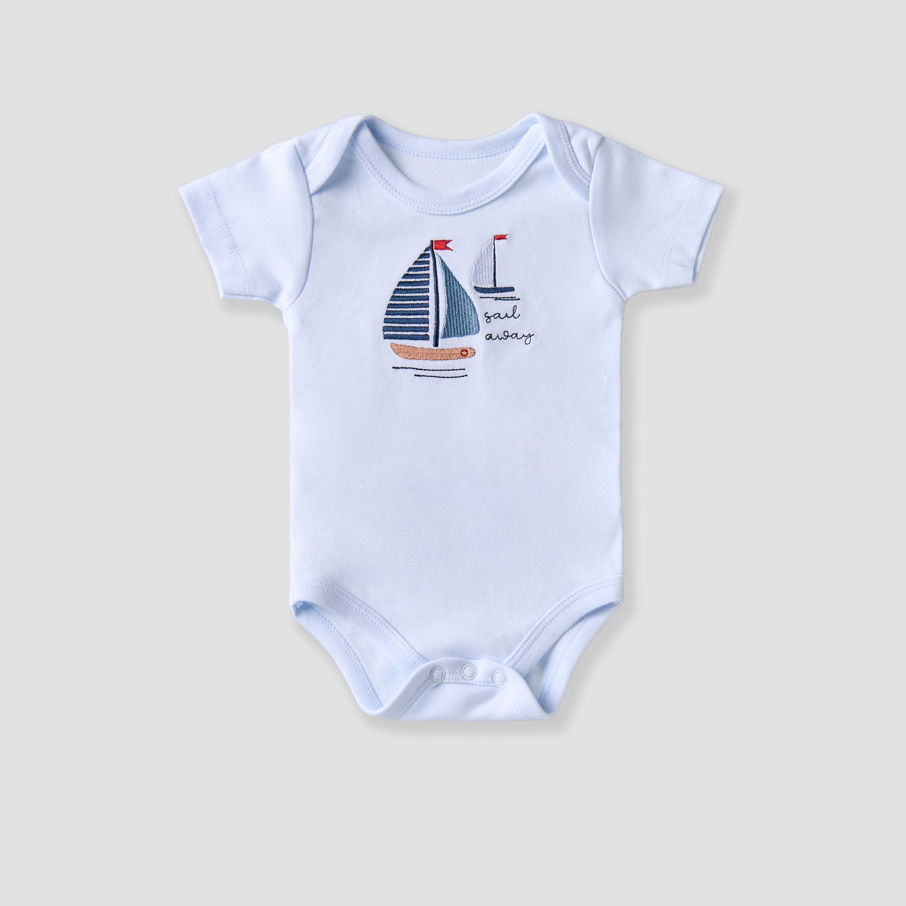 Set of 12 Juniors Clothing Gift Set with Sailboat Print