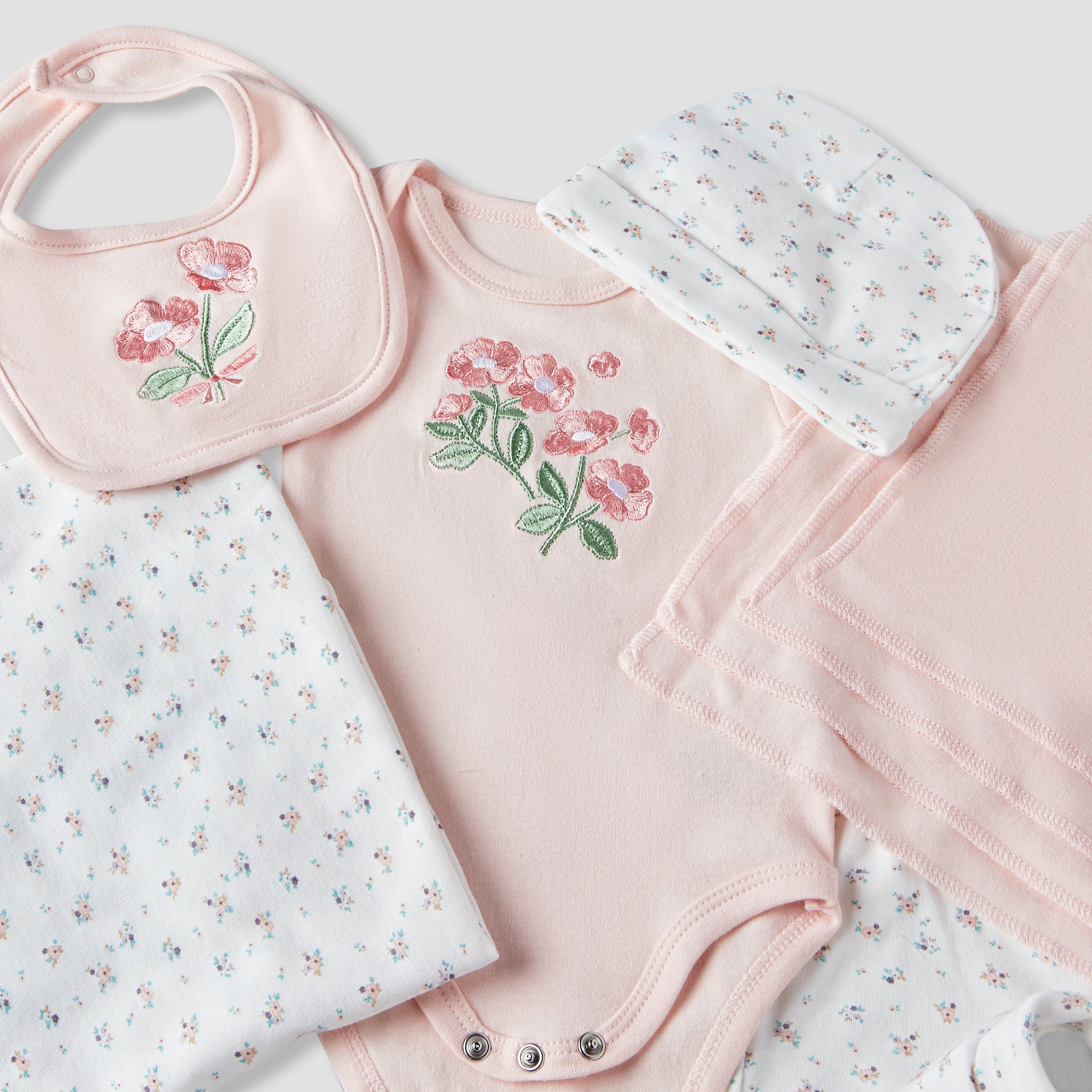 Set of 11 Juniors Clothing Gift Set with Floral Print