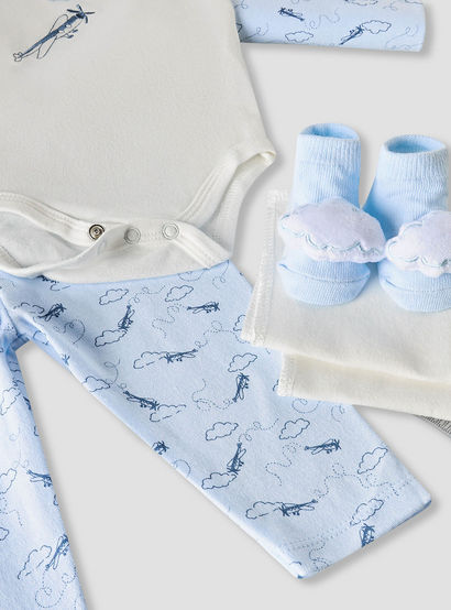 Set of 11 Juniors Clothing Gift Set with Aeroplane Print-baby-boys-clothing-setsandcoords-image-13