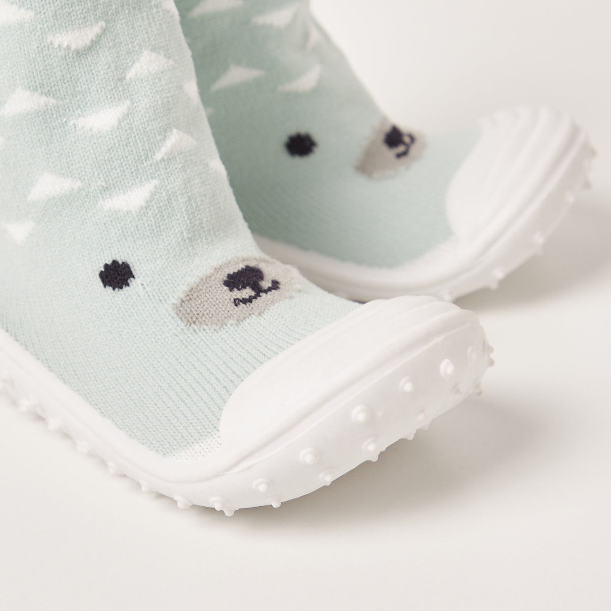 Juniors Bear Print Sneaker Booties