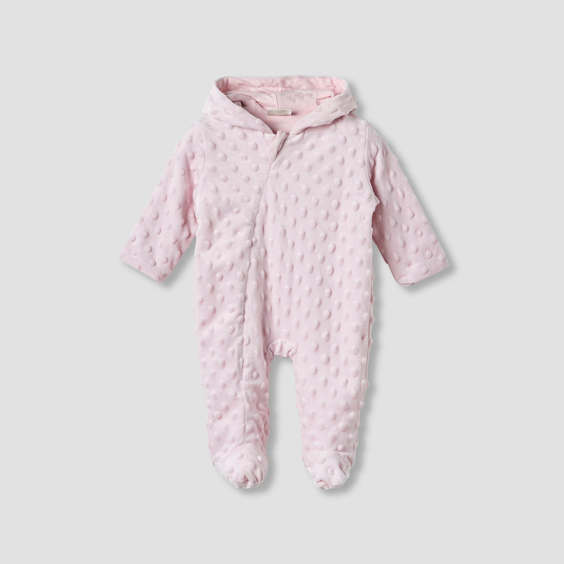 Juniors Hooded Sleepsuit with Closed Feet - Polyester - Long Sleeves