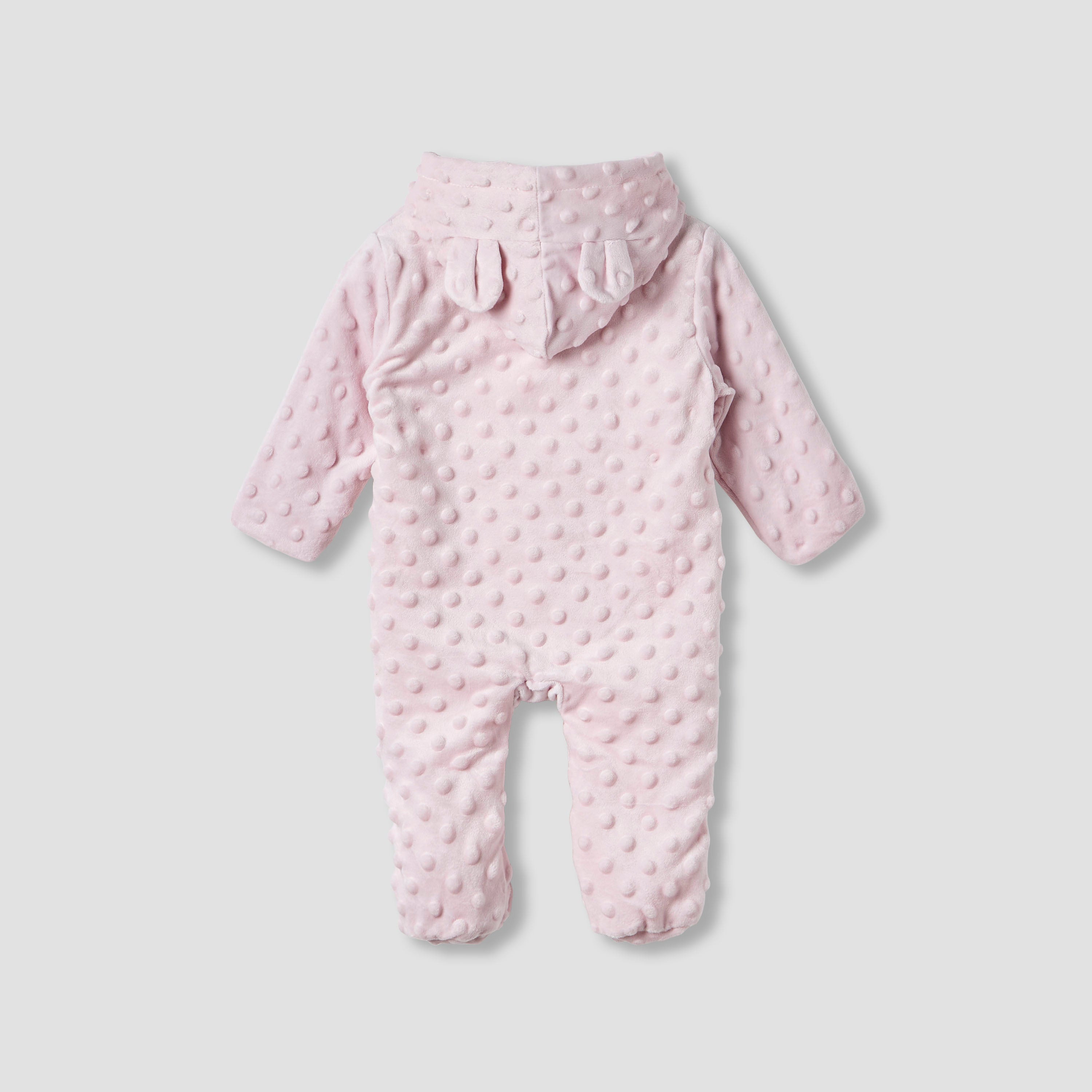 Juniors Hooded Sleepsuit with Closed Feet - Polyester - Long Sleeves