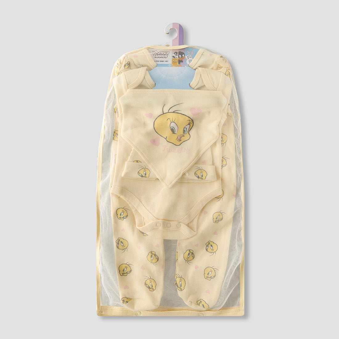 Set of 4 Disney Clothing Gift Set with Tweety Print