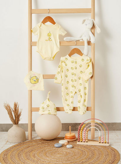 Set of 4 Disney Clothing Gift Set with Tweety Print-baby-girls-clothing-setsandcoords-image-10