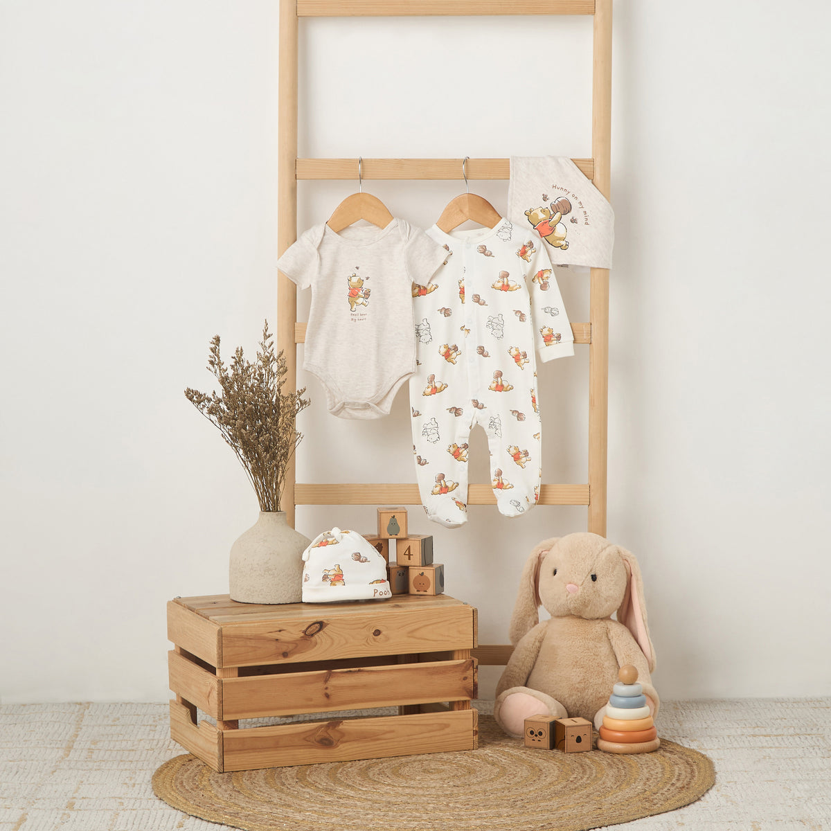 Set of 4 Disney Clothing Gift Set with Winnie The Pooh Print