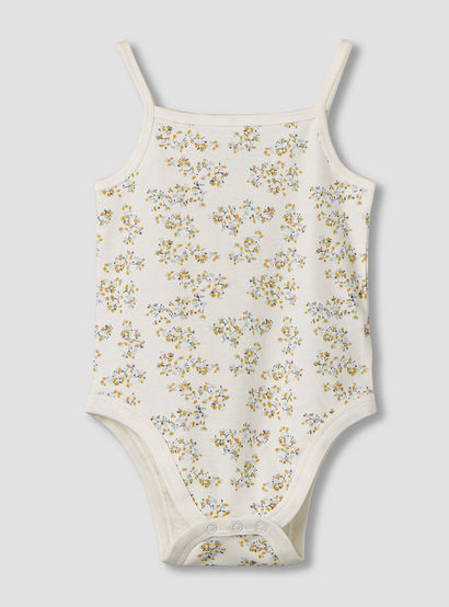 Pack of 3 Juniors Cotton Square Neck Sleeveless Bodysuit with Snap Button Closure-baby-girls-clothing-bodysuits-image-4