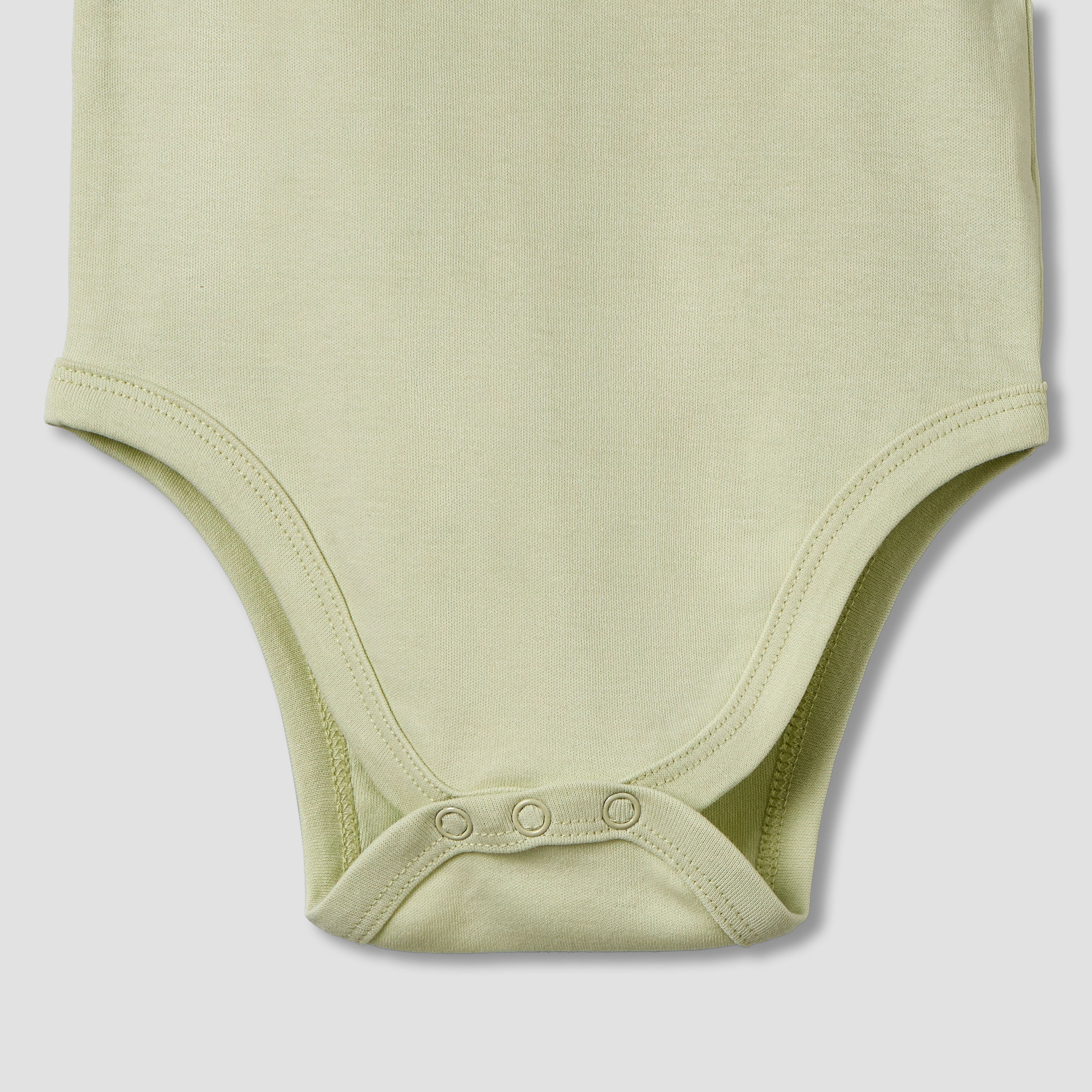 Pack of 3 Juniors Cotton Square Neck Sleeveless Bodysuit with Snap Button Closure