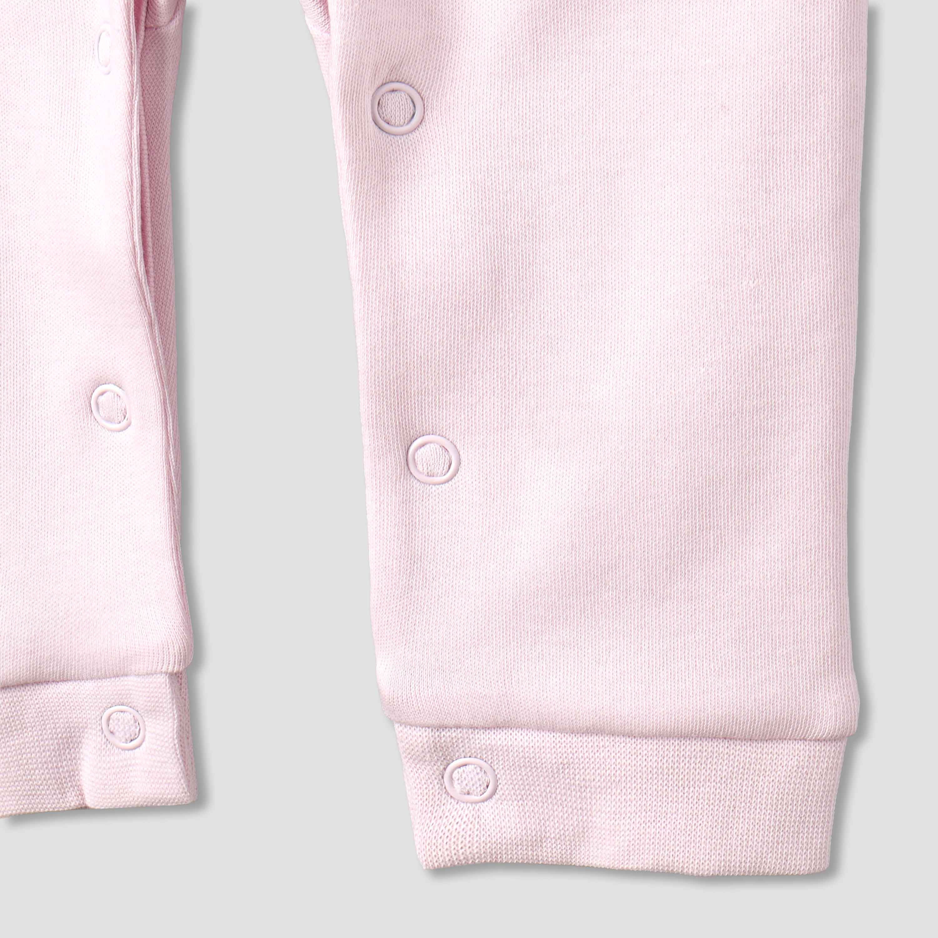 Disney Cotton Round Neck Long Sleeves Sleepsuit with Marie Print