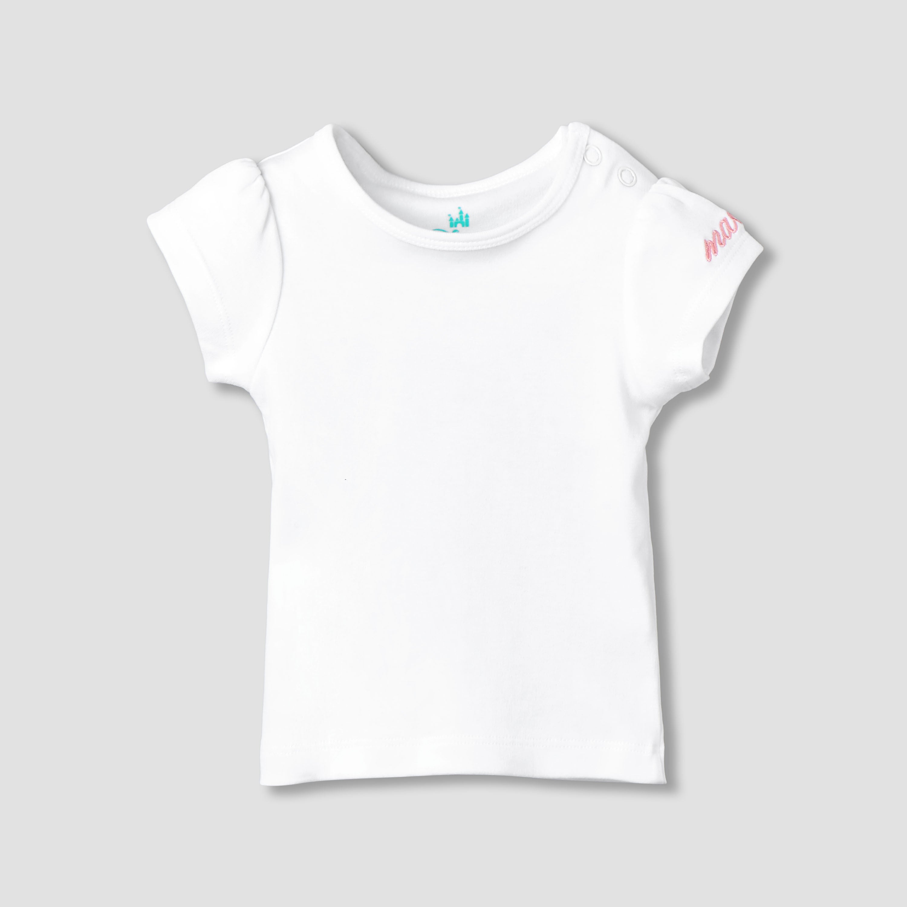 Disney Short Sleeves T-shirt and Dungaree with Marie Print