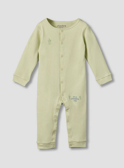 Set of 2 Juniors Cotton Round Neck Sleepsuit with Print-baby-girls-clothing-nightwear-sleepsuits-image-3